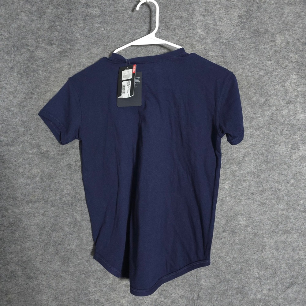 Under Armour US Open Girls Youth Medium Navy Blue Tennis Graphic TShirt HeatGear - Picture 2 of 11